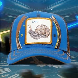 Goorin Bros. Animal Farm Trucker Hat Limited Edition  “Late” Last Minute Snail